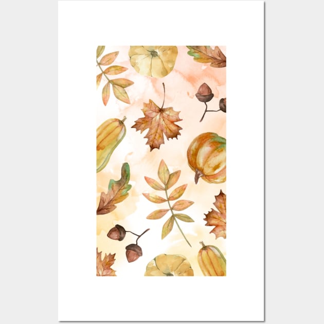 Whispers of Autumn: A Vivid Illustration Wall Art by Noma-Design